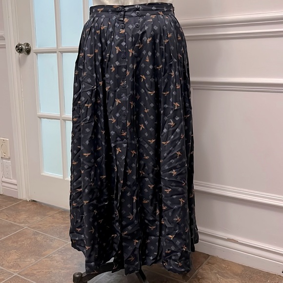 Vintage Steilman maxi pleated maxi skirt - Picture 1 of 3
